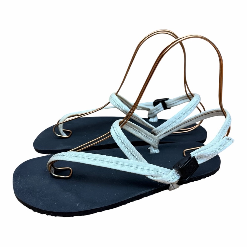 Earth Runners Sandals Vibram unisex Wo’s 11 Men 8 Soles brown